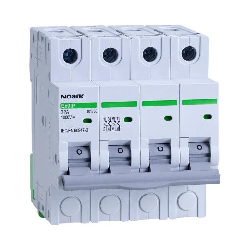 Scheidingsschakelaar, DC voor Fotovoltaïsche Toepassingen, 4-Modules Breed, 4-Polig, 16A, 1000V DC PV-200-101762