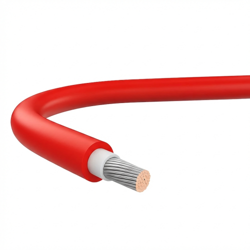 Kabel voor fotovoltaïsche installaties H1Z2Z2-K klasse B2 (CPR) Rood 10mm BRANDWEREND 000-115 (1)