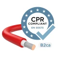 Kabel voor fotovoltaïsche installaties H1Z2Z2-K klasse B2 (CPR) Rood 10mm BRANDWEREND 000-115 (2)