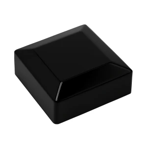 Afdekdop afdekking eindkap voor hekpaal 80x80 zwart