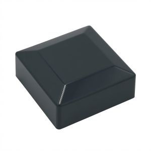 Afdekdop afdekking afsluitkap voor hekpaal 80x80 grafiet