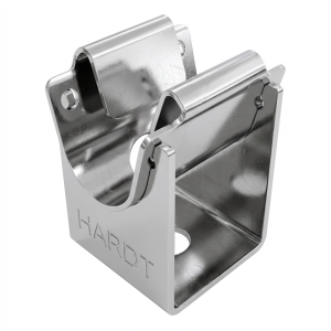 Lage paal voor draad h=15mm roestvrijstaal zuurbestendig