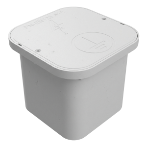 Grondcontroledoos 200x200x165mm van kunststof