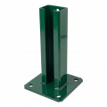 Hekpaalvoet 60x40 groen RAL 6005 gegalvaniseerd 000-155 (1)