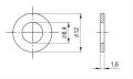 Sluitring M6 DIN 125 A4 140 HV 6,4 - 1000 stuks 000-174 (2)