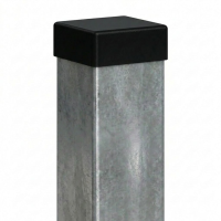 Hekpaal 100x100x2 mm, lengte 2,0 m, verzinkt