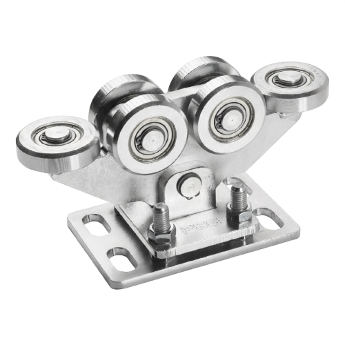 Loopwagen voor zelfdragende schuifpoorten 80/6 stalen rollen 000-254 (1)
