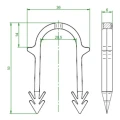 Tacker met krammen 50 mm (3500 st.) - KIT 000-258 (6)