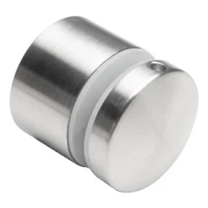 Puntklem voor glas fi 50/30/M10x45, glas 8-21,52 mm, AISI 304, vlak systeem, satijn