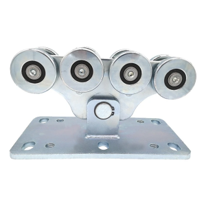 Loopwagen 89x100 mm voor rail 6V.089 schuifpoort 8 stalen rollen