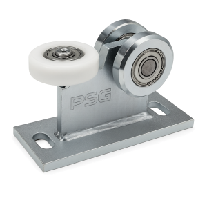 Loopwagen 80 3 rollen staal en kunststof voor hangende poorten