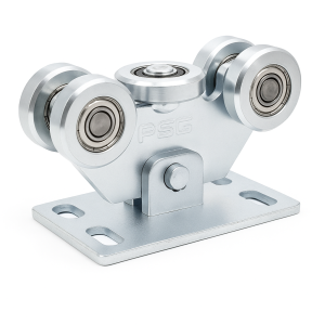 Loopwagen 70 voor schuifpoort – 5-rols, stalen rollen