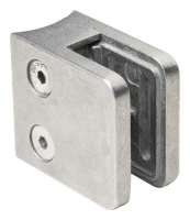 Glashouder 45x45x26 mm glas 6-10,76 mm zamak systeem 42,4 mm ruw