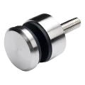 Puntbevestiging voor glas fi 30/13/M8x40 glas 6-12 mm AISI 304 vlak systeem satijn 000-295 (1)