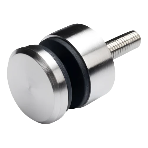 Puntbevestiging voor glas fi 30/13/M8x40 glas 6-12 mm AISI 304 vlak systeem satijn 000-295 (1)