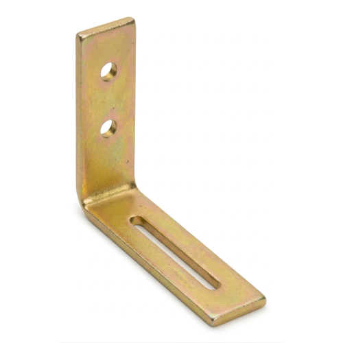 Hoekbeugel met verstelling KR 1 75x65x20x3,0 elektrolytisch verzinkt goud 000-345 (1)