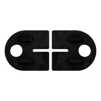 Drukrubber 10mm voor klemmen 63D2, 90D5, 18D5