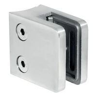 Glashouder 6-10,76 mm 45x45x26 mm AISI 316, systeem 42,4 mm satijn