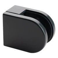 Glashouder 6-10,76 mm 50x40x26 mm pin zamak vlak systeem antraciet