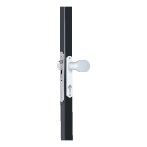 Locinox – klamka aluminiowa do furtki, srebrna, funkcja stała/obrotowa