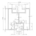 Aluminium Profiel voor T-Bouten 665cm 40x40 PV-01-14 (3)