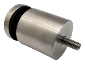 Punthouder voor glas 8-17,52mm ø 50/50/M10x90 AISI304 plat systeem satijn