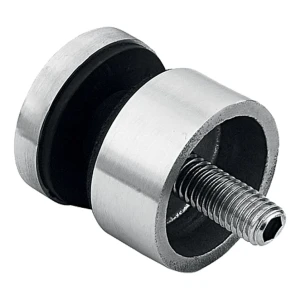 Glashouder puntsgewijze voor glas 6-12mm Ø 30/13/M8x40 AISI304 plat systeem gepolijst