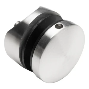 Glashouder puntkoppeling voor glas 8-17,52mm Ø 50/8/M10x50 AISI304 satijn