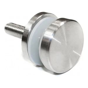 Puntbevestiging glas 4-16,76mm ø 30/4/M8 AISI304 vlak systeem satijn