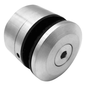 Glashouder puntbevestiging glas 8-16,76mm fi 48/26/M10x38 op inbus AISI304 satijn vlak systeem