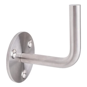 Leuningbeugel voor lassen Ø 70/14mm wandmontage AISI304 satijn