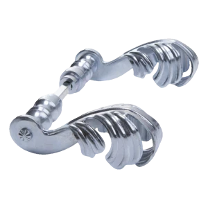 Postal – gesmeed deurbeslag voor poorten en hekken H135×L90 mm set gegalvaniseerd