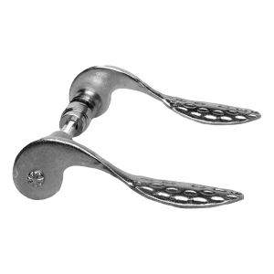 Postal – gesmede deurgreep gegalvaniseerd H155×L85 mm compleet