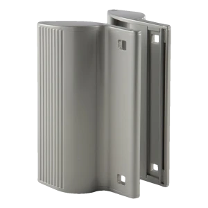 Locinox – aluminium handgreep voor poort en hek, zilver, poedergecoat