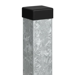 Hekpaal 80x80x2 mm. lengte 2 m gegalvaniseerd