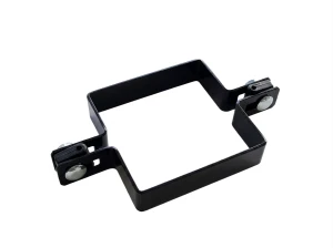 Tussenklem voor hekpanelen 100x100 mm zwart