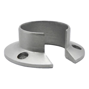 Kozza – axiale bevestiging voor aluminium ronde handgreep Ø 40 mm, geanodiseerd mat