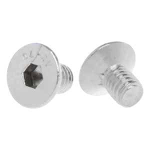 Verzonken kopbout M6x10 DIN 7991 – roestvrij staal A2 (AISI 304), zeskant inbus