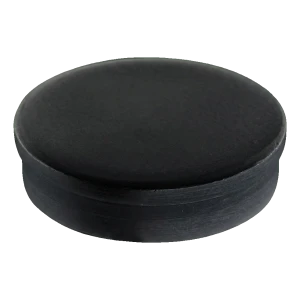 Kozza – aluminium afsluitdop voor volledig glazen balustrade profielen KE 105 zwart