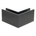 Kozza KE 100 – hoekprofiel U binnenkant 90° voor volledig glazen balustrades, donkergrijs 000-855 (2)