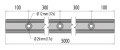 Kozza KE 100 – U-profiel voor volledig glazen balustrades 5000 mm donkergrijs 000-862 (4)