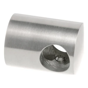 PSG doorvoerhoudertje voor balustrade voor staaf ø 10 mm – AISI 304 geborsteld, montage op vlak oppervlak