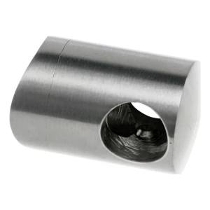 PSG doorvoerbeugel voor staaf fi 12 mm – bevestiging aan buis 42,4 mm, AISI 304 gepolijst