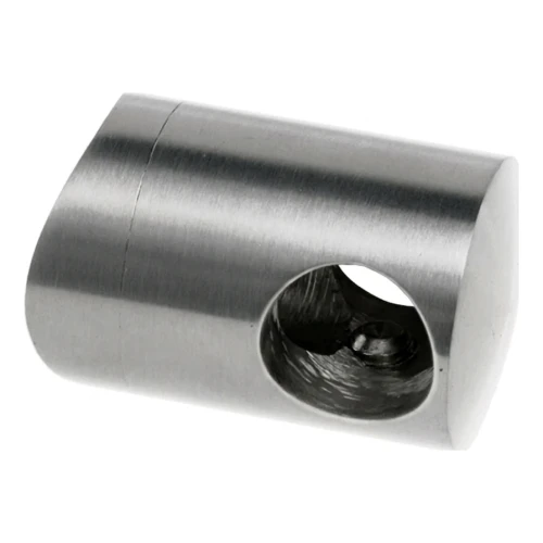 PSG doorvoerbeugel voor staaf fi 12 mm – bevestiging aan buis 42,4 mm, AISI 304 gepolijst 000-901 (1)