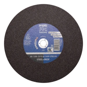 PFERD SG CHOP STEELOX – doorslijpschijf voor doorslijpmachine 350 × 2,8 mm voor staal en inox