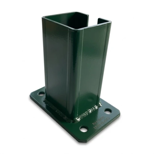 Basis voor hekpaal 80x80 mm 8 mm groen 000-787 (1)