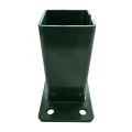Basis voor hekpaal 80x80 mm 8 mm groen 000-787 (3)