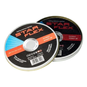 Starflex – set doorslijpschijven voor staal en inox 125×1,0 mm (10 stuks)