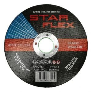 Star Flex – snijschijf voor staal en INOX 125×1,6 mm WA46T-BF