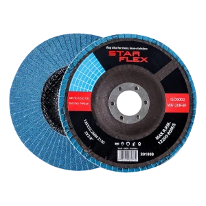 Star Flex – lamellenschijf gebogen T29 125 mm zirkonium Z120 INOX